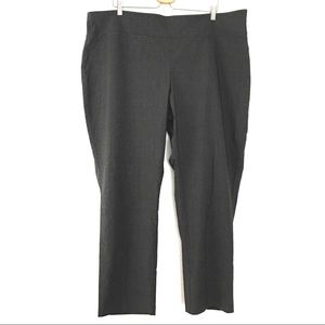 Worthington Slim Fit Plaid Slip on Pants